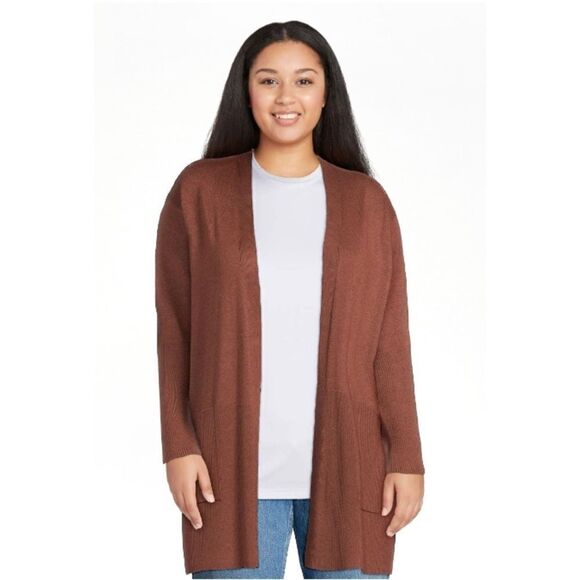 Women’s Plus Open Front Cardigan Sweater Size 4X - Picture 4 of 9